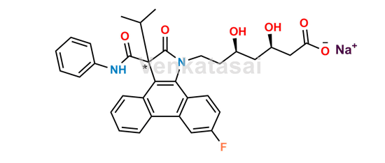 Picture of Atorvastatin Pyrrolidone Phenanthrene Sodium salt (R,R)