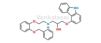 Picture of Carvedilol O-Desmethyl O-Benzyl Impurity