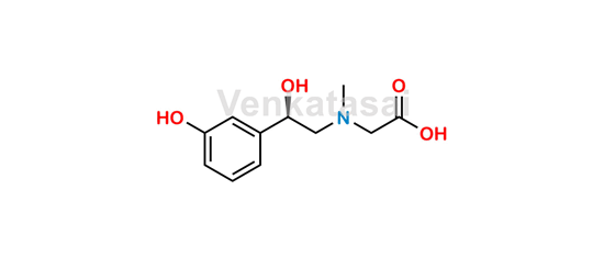 Picture of N-[(2R)-2-Hydroxy-2-(3-hydroxyphenyl)ethyl]-N-methyl-glycine