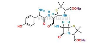 Picture of N-(Penicillan-6-yl) Open Ring Amoxicillinamide Disodium Salt