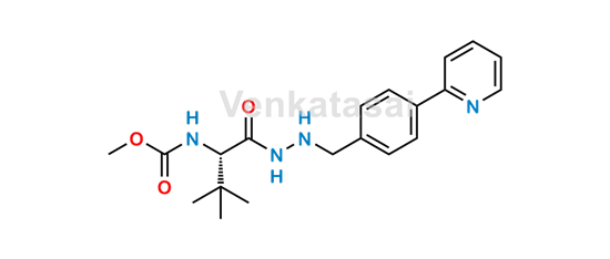 Picture of N-(Methoxycarbonyl)-3-methyl-L-valine 2-[[4-(2-pyridinyl)phenyl]methyl]hydrazide