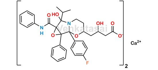 Picture of Atorvastatin Epoxy Pyrrolooxazin 7-Hydroxy Analog Calcium Salt (usp)