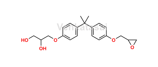 Picture of Bisphenol A (2,3-dihydroxypropyl) Glycidyl Ether