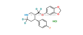 Picture of rac trans-Paroxetine-d4 Hydrochloride