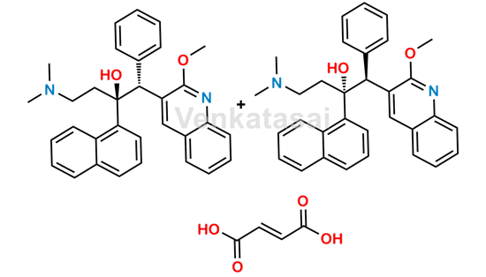 Picture of Bedaquiline Impurity 2 (Mixture) Fumarate Salt