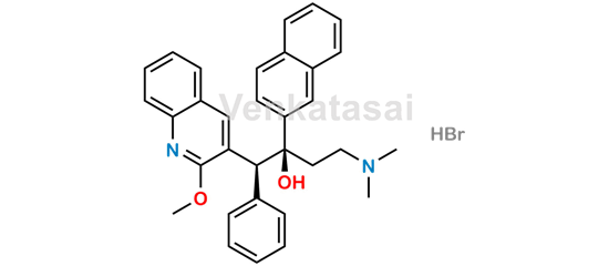 Picture of Bedaquiline Des-Bromo Diastereomer Impurity 2