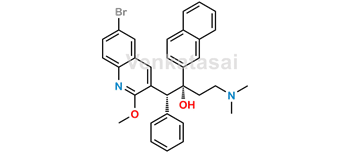 Picture of Bedaquiline 2-Naphthyl Diastereomer Impurity 1