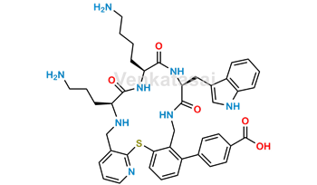 Picture of zosurabalpin decarboxy impurity