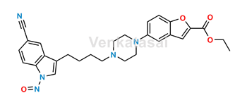 Picture of N-Nitroso Vilazodone Ethyl Ester Impurity