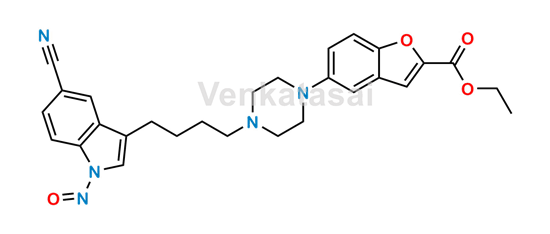 Picture of N-Nitroso Vilazodone Ethyl Ester Impurity