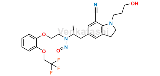 Picture of N-Nitroso Silodosin Nitrile Impurity