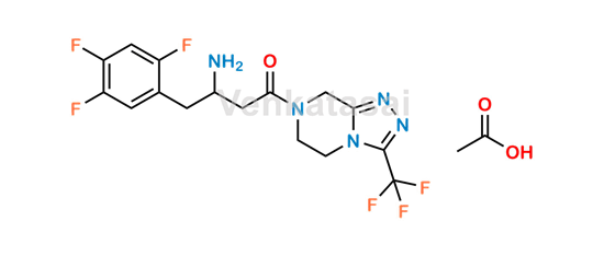 Picture of rac-Sitagliptin Acetate Salt