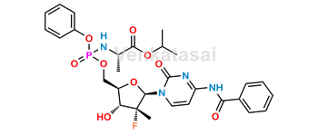 Picture of Sofosbuvir N-Benzoyl Impurity