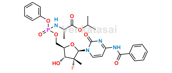 Picture of Sofosbuvir N-Benzoyl Impurity