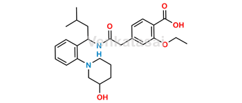 Picture of 3′-Hydroxy Repaglinide(Mixture of Diastereomers)