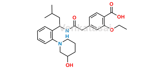 Picture of 3′-Hydroxy Repaglinide(Mixture of Diastereomers)