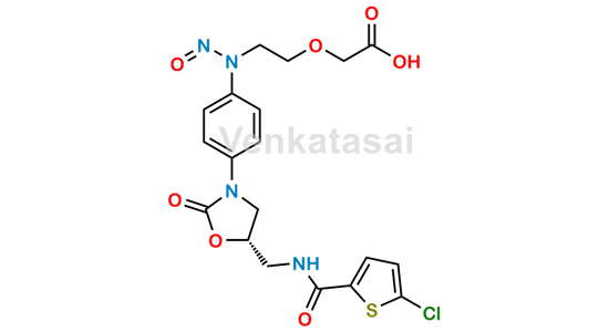 Picture of N-Nitroso Rivaroxaban Open-Ring Acid Impurity