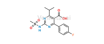 Picture of 4-{4-fluorophenyl)-6-isopropyl-2-(N-melhylsulfonyl} pyrimidine-5-carboxylic acid