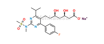 Picture of Rosuvastatin EP Impurity L (Sodium salt)