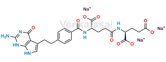 Picture of Pemetrexed EP Impurity D (Trisodium Salt)