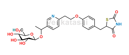 Picture of Hydroxy Pioglitazone (M-IV) β-D-Glucuronide