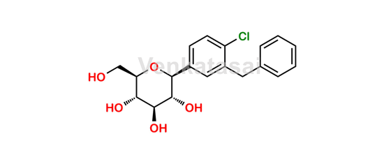 Picture of Dapagliflozin desethoxy impurity