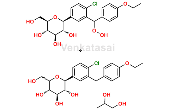 Picture of Mixture of Dapagliflozin Hydroperoxide and Dapagliflozin propanediol