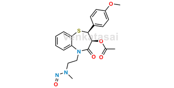 Picture of  N-nitroso-desmethyl-diltiazem