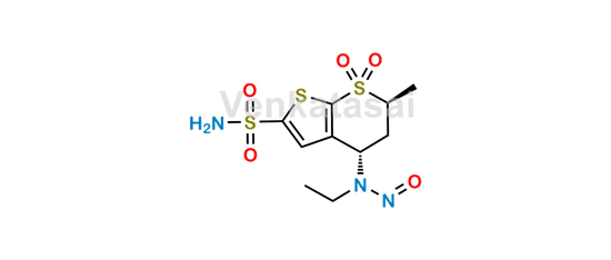 Picture of N-Nitroso Dorzolamide Impurity 1