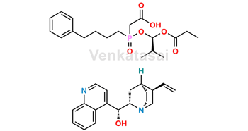 Picture of [R-(R*S*)][[2-Methyl-1-(1-oxopropoxy)propoxy]-(4-phenylbutyl)phosphinyl]acetic acid(-)-cinchonidine (1:1) salt