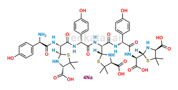 Picture of Amoxicillin Open RIng Trimer Impurity sodium salt