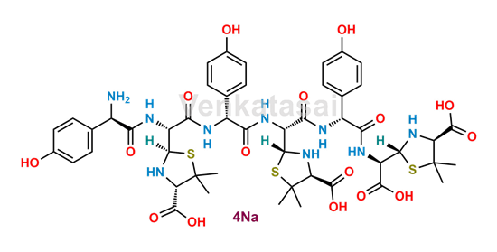 Picture of Amoxicillin Open RIng Trimer Impurity sodium salt