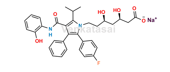 Picture of Atorvastatin 2-Hydroxy Analog Sodium salt