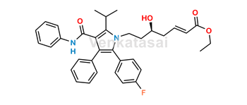 Picture of Atorvastatin 3-Deoxy-Hept-2-Enoic Acid Ethyl Ester 