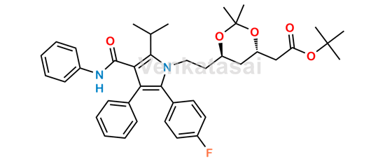 Picture of Atorvastatin Acetonide t-Butyl Ester (4S, 6R)-Isomer