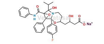 Picture of Atorvastatin Epoxy Pyrrolooxazin 7-Hydroxy Analog Sodium salt (USP)