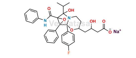 Picture of Atorvastatin Epoxy Pyrrolooxazin 7-Hydroxy Analog Sodium salt (USP)