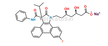 Picture of Atorvastatin Pyrrolidone Phenanthrene Sodium salt (R,R)