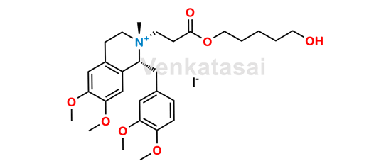 Picture of Atracurium Besylate Impurity D2 Iodide (cis-Quaternary Alcohol)