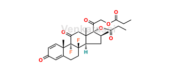 Picture of 11-Oxo- betamethasone 17,21 dipropionate
