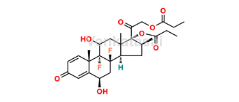 Picture of 11-Oxo- betamethasone 17,21 dipropionate 6α-Hydroxy betamethasone 17,21 dipropionate 