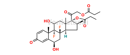 Picture of 11-Oxo- betamethasone 17,21 dipropionate 6α-Hydroxy betamethasone 17,21 dipropionate 