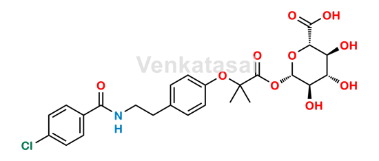 Picture of Bezafibrate Acyl Glucuronide