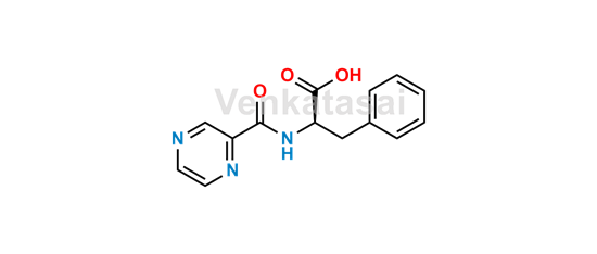 Picture of N-(2-pyraziny| carbony|)-D-phenylalanine