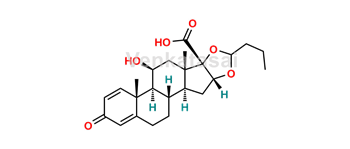 Picture of Budesonide 17-Carboxylic Acid Impurity