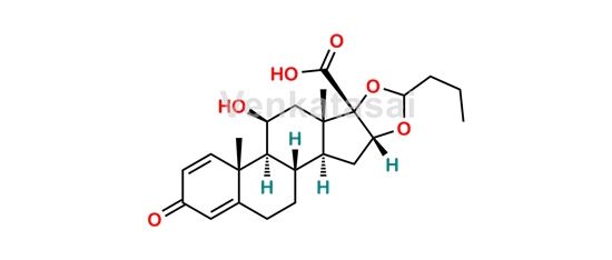 Picture of Budesonide 17-Carboxylic Acid Impurity