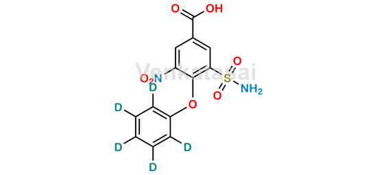 Picture of 3-Nitro-4-phenoxy-5-sulfamoylbenzoic Acid D5