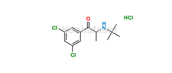 Picture of Bupropion 3,5-Dichloro Impurity (HCl)