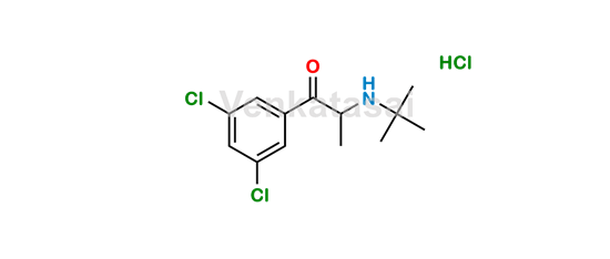 Picture of Bupropion 3,5-Dichloro Impurity (HCl)