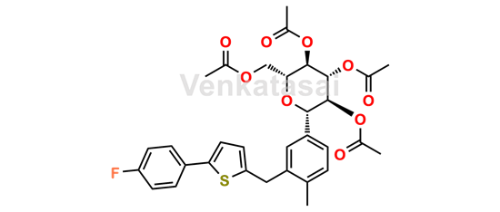 Picture of Tetra acetyl Canagliflozin